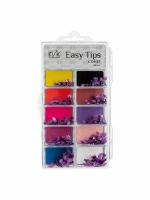 Типсы френч в боксе Easy Tips, 100 шт, IRISK professional, (06 Фиолетовые), Т614-01