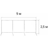 Стойка пресс волл для баннера (усиленная) 2,5 м. / 9 м