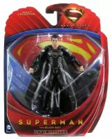 Фигурка Mattel DC Man Of Steel Superman Black Suit 2013 Movie Masters Супермэн в черном 15см Snyder Cut