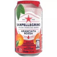 Газированный напиток Sanpellegrino Aranciata Rossa Красный апельсин, 0.33 л