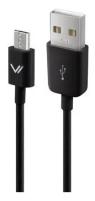 Кабель Vertex microUSB 1.0m black