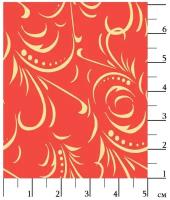 Ткани фасованные PEPPY (A - O) для пэчворка русские традиции фасовка 50 x 55 см 110 г/кв. м 100% хлопок РТ-17 красный
