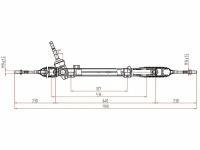 SAT ST-48001-4BA0A Рейка рулевая NISSAN X-TRAIL/QASHQAI 14- LHD