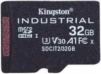 Карта памяти Kingston Industrial Temp microSDHC C10 A1 pSLC, SDCIT2/32GBSP