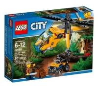 Конструктор LEGO City 60158 Грузовой вертолёт исследователей джунглей