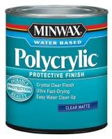 Полиуретановый лак на водной основе Minwax Polycrylic Protective Finish 946 мл Матовый 62222