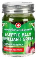 Бальзам-асептик "Тайская зелёнка" Binturong Aseptic Balm Brilliant Green, заживляющий, от ран и бактерий, 50 г