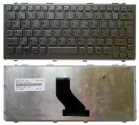 Клавиатура для ноутбука Toshiba mini NB200 NB300 NB305 серебристая