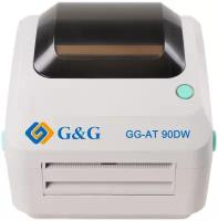 Принтер G&G Термо этикеток (GG-AT-90DW) DT, 4" (108 mm), 203 dpi, 127 mm/sec, USB, Ethernet, Grey, TSPL, EPL, ZPL, DPL (GK420d / PC42d)