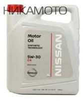 NISSAN KE90090043 Масло Nissan 5/30 Motor Oil DPF CF моторное синтетическое 5 л