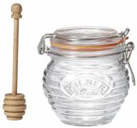 Банка для меда с ложкой Kilner Glass Honey Pot Set