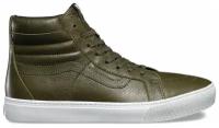 Кожаные кеды Vans Sk8-Hi Cup (Leather) VA2Z5XJYR зеленые (40.5)