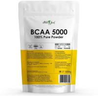 Аминокислоты БЦАА в порошке Atletic Food 100% Pure BCAA 5000 (2:1:1) - 1000 грамм (без вкуса), 200 порций