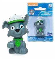 Paw Patrol, Щенячий патруль, Щенок спасатель мини-фигурка Рокки в блистере 4,2 см