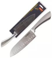 Нож сантоку Mallony Maestro 18 см, цельнометаллический