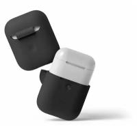 Чехол Elago для AirPods wireless Silicone case Black