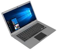 14" Ноутбук Irbis NB75 1366x768, Intel Atom Z3735F 1.333 ГГц, RAM 2 ГБ, Intel HD Graphics 500, Windows 10 Home, серебристый