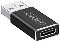 Адаптер переходник с Type-C USB на USB 3.0 Ealdom ET-TC07 черный