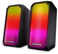 Акустическая система 2.0 SmartBuy RAPTURE, Bluetotoh, 6Вт, RGB-подсветка, USB