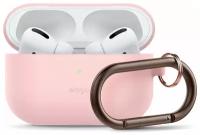 Чехол Elago для AirPods Pro Slim silicone Hang case Pink