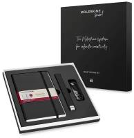 Набор Smart Writing Moleskine (SWSAB34BK01) блокнот Paper Tablet/ручка Smart Pen+ Ellipse пунктир