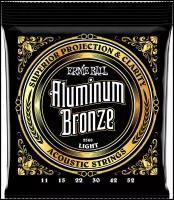 Струны для акустической гитары Ernie Ball 11-52 2568 Light Aluminium Bronze