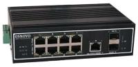 Коммутатор Osnovo SW-60812/I 8x100Mb 1G 2SFP 300W