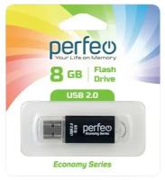 USB Flash накопитель Perfeo 8Gb Perfeo E01 Black (PF-E01B008ES)