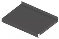 Полка металлическая для гардеробной системы "титан-gs" (597х427 мм) Цвет: Черный