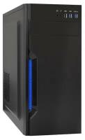 Exegate EX283079RUS Корпус Miditower ExeGate XP-333U Black, ATX,, 1*USB+2*USB3.0, Audio