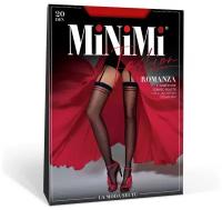 Чулки MINIMI Mini calze ROMANZA 20 с сердечками Rosso/Nero 4(M/L)