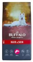 Сухой корм для собак средних и крупных пород Mr.Buffalo HAIR & SKIN CARE лосось 0,8кг