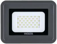 Светодиодный прожектор Wolta Светодиодный прожектор WOLTA WFLY-30W/06 30Вт 3000K IP65 2700лм серый 180x172/130x32 1/20