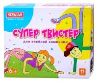 Развлекательная настольная игра "Супер Твистер", напольная игра Твистер