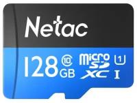 Карта памяти Netac P500 MicroSDXC 128Gb Class 10 UHS-I 80MB/s (NT02P500STN-128G-S)
