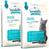 SANABELLE DENTAL для взрослых кошек от заболеваний зубов и десен (2 + 2 кг)