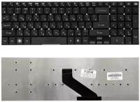Клавиатура для ноутбука Packard Bell EasyNote TS11, TS13, TS44, LS11, LS13, LS44 Series. Г-образный Enter. Черная, без рамки. PN: MP-10K33SU-698