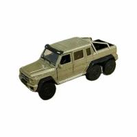 Машинка WELLY MERCEDES-BENZ G63 AMG 6X6 Золотой / модель машины 1:38 с пружинным механизмом