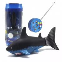 Радиоуправляемая рыбка-акула (черная, водонепроницаемая в банке) - 3310B-1