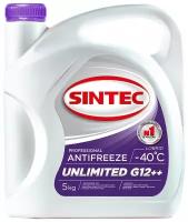 Антифриз SINTEC UNLIMITED (-40) фиолетовый G12++ 5 кг