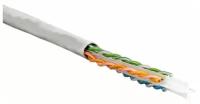 Кабель витая пара U/UTP кат.6 4х2х23AWG solid PVC UUTP4-C6-S23-IN-PVC-GY-305 сер. (м) Hyperline 42047