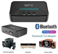 NFC Bluetooth 5.0 аудио приемник AUX jack 3.5 мм RCA + usb плеер BT 200