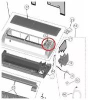 Panasonic CWE14C1081 крышка электросоединений внутреннего блока кондиционера Panasonic