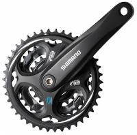 Shimano Система Shimano Altus M311, 175мм, Кв, 42/32/22T, цвет Черный