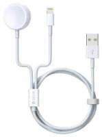 Кабель Devia Smart series 2 In 1 Apple watch Charging Cable - White, Белый