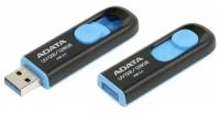 Флешка ADATA 128GB UV128, USB 3.0 (черный/синий)