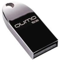 Флешка Qumo Cosmos silver 16 Гб usb 2.0 Flash Drive - металлический корпус серебристая