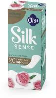 Ola! прокладки ежедневные Silk Sense Daily, 2 капли, 20 шт., роза