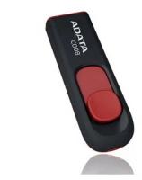 Флеш-накопитель USB 16GB A-Data C008 чёрный/красный