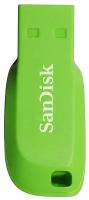 Накопитель SanDisk USB2 Flash 16GB Cruzer Blade Electric Green